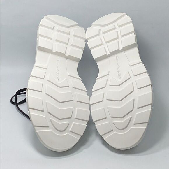 Alexander McQueen Tread Slick Graffiti Logo Ankle Boots size 37 - Picture 12 of 13